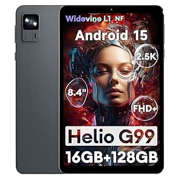 新品 Headwolf FPad6 2560x1600 16GB+128GB Headwolf FPad6 Android 14 Tablet G99 8-inch 2.5K IPS 16GB+